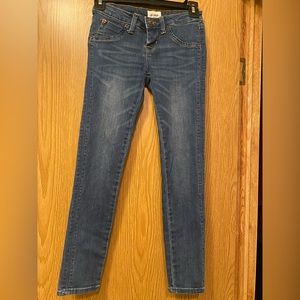 Girls Hudson Denim Stretch Skinny Jeans. Size 8